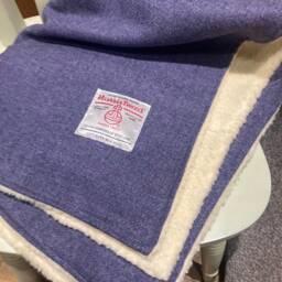 Harris Tweed Blanket, Mini Blanket 148 cm Width X 100cm Length - thumbnail 2