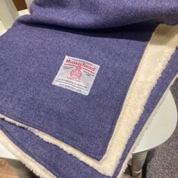 Harris Tweed Blanket, Mini Blanket 148 cm Width X 100cm Length - thumbnail 4