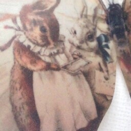 Vintage Beatrix Potter Butterfly Wall Art Two Bad Mice Nursery Decor - thumbnail 2