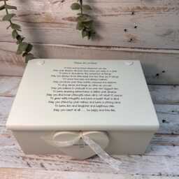 Personalised Jewellery Box Gift Goddaughter Christening Baptism Or Birthday Girl Shabby Chic Style With Any Names Dates Etc - thumbnail 3