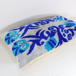 Velvet Ikat Pillow - thumbnail 3