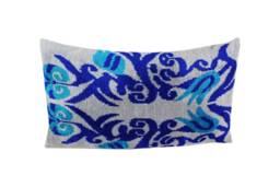 Velvet Ikat Pillow - thumbnail 1