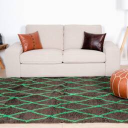 Authentic Beni Ourain Rug, Soft Moroccan Rug 5x8 Ft - thumbnail 2