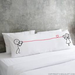 Girlfriend Gift Wife Cotton Anniversary For Her Wedding Body Pillow Cover Pillowcase Say I Love You - thumbnail 3