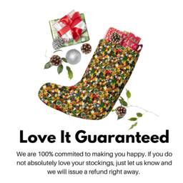 Christmas Stockings African American Print On Black Santa Sacks For Xmas Gifts Ethnic Decor - thumbnail 4