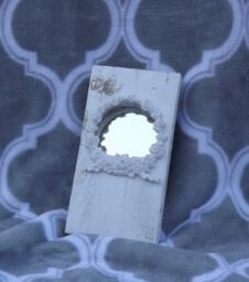 Petite Salvage Wood Mirror - thumbnail 1