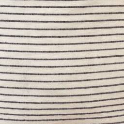 Chiangmai Native Cotton Pillow Cover Black & Cream Striped Boho - thumbnail 3