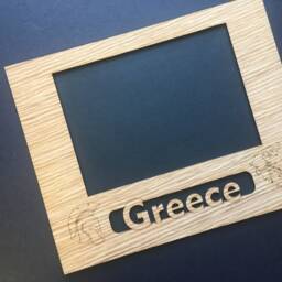 Custom Travel Picture Frame - 8x10 Holds 5x7 Photo - thumbnail 2