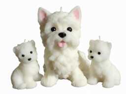Handmade Westie Candles Vegan Eco-Friendly Gift - Delivery Duty Paid To The Usa - thumbnail 1