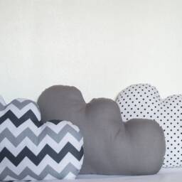 Fluffy Cloud Pillow Cotton Kids Bedroom Bed Decoration Night Sky Cot Decor Cosy Baby Gift Throw Children Toddler Sleep - thumbnail 3