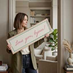 Love You Bye Print Hallway Doorway Panoramic Art - Unframed - thumbnail 3