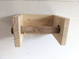 Reclaimed Wooden Toilet Roll Holder