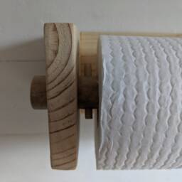Reclaimed Wooden Toilet Roll Holder - thumbnail 3