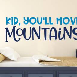 Kid You'll Move Mountains Decal - Wall You Can Vinyl Kid - thumbnail 3