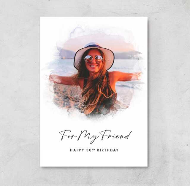 Friendship Photo Print. Personalised Keepsake Gift. Framed Wall Art For Home. Use Your Own. Custom Made. Birthday Family Love - image 1