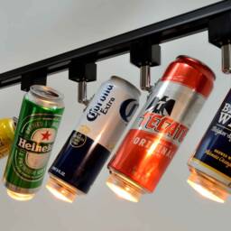 Beer Can Track Lighting Fixture. Lights With Track. Aluminum Beer 24 Oz. Spot Light - thumbnail 3