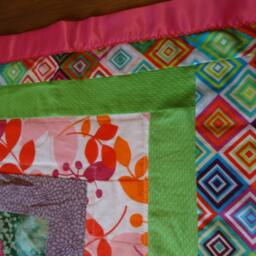 Animal Muppet Quilted Blanket With Bright Happy Colors & Appliqued Awesomeness - thumbnail 4