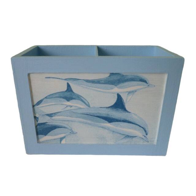 Utensil Box Pencil Dolphins - image 1