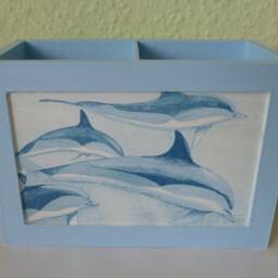 Utensil Box Pencil Dolphins - thumbnail 2