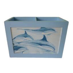 Utensil Box Pencil Dolphins - thumbnail 1