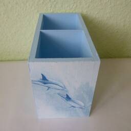 Utensil Box Pencil Dolphins - thumbnail 4