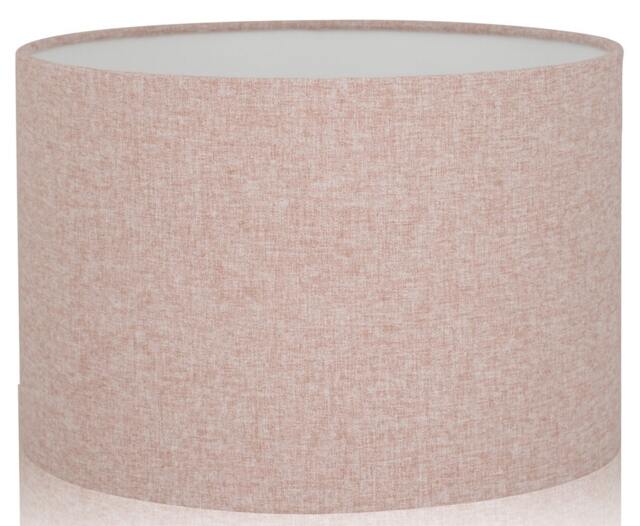Shetland Oslo Blush Pink Brushed Linen Style Cylinder/Drum Lampshades Pendant Shade Table, Colourful Home Decor, Handmade in UK - image 1