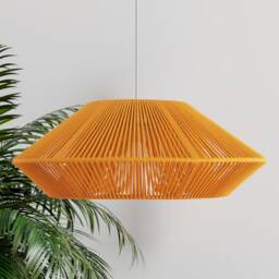 Modern Handcrafted Rope Ceiling Pendant Lamp - Contemporary Style. Made By Really Nice Lamps - thumbnail 2
