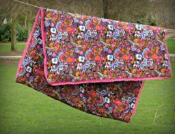 Vintage Style Floral Baby Duvet Cover 70x90 cm
