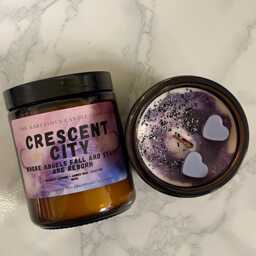 Crescent City Candle - Merch Fan Parody Booktok Fantasy Romance Gift Romantasy Bookshelf Decor - thumbnail 2