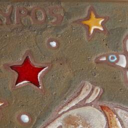 Taurus Zodiac Sign Ceramic Tile Astrology Wall Art Horoscope Painting Personalized Gift Earth Elements Constellation Map Star Signs - thumbnail 2