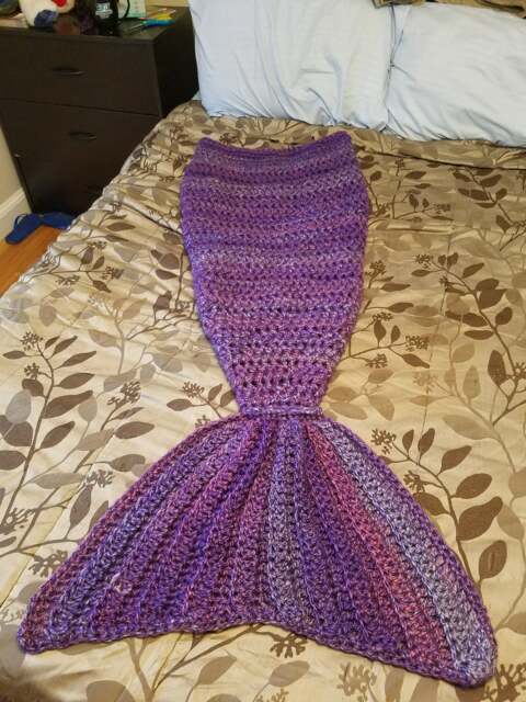 Mermaid Tail Cocoon Blankets - image 1