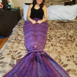 Mermaid Tail Cocoon Blankets - thumbnail 2