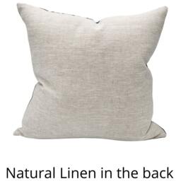 Grey Mudcloth Pillow Cover 20x20, White Abstract On Blue/Grey Cover, Authentic Throw Pillow, Cushion African - thumbnail 4