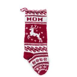 Personalized Holiday Heirloom Christmas Knit Stocking. Custom Colors, Names. Monogrammed Ethnic Stockings. Shipped From Azerbaijan - thumbnail 3
