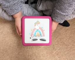 Personalized Unicorn Rainbow Toniebox Topper Protective Vinyl Sticker - thumbnail 1