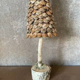 Natural Christmas Tree, Rustic Eco Fresh Mini Pine Cone Tree - thumbnail 2
