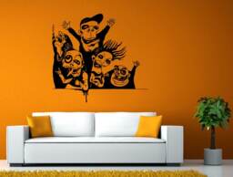Funny Gang Monsters Teenagers Kids Squad Party Band Diy Wall Stickers Decals Vinyl Mural Decor Art L2146 - thumbnail 1