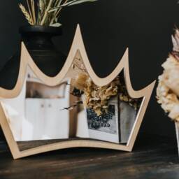 Eco-Friendly Wood Frame Perfect Gift For Children, Mirror Cloud Wooden Decorations, Kids Room, Bedroom Decor, Baby Shower - thumbnail 3