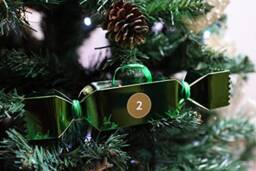 Diy Christmas Cracker Advent Calendar Kit Foil Boxes & Stickers - thumbnail 4