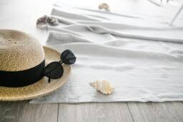 Soft Light Linen Beach Towel, Sauna Towel From Stonewashed Linen, Handmade Linen Bath Custom Unpaper For & Picnics