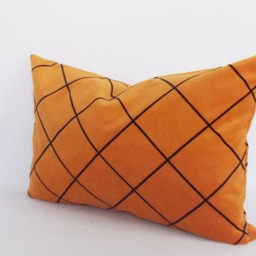 Mustard Velvet Pillow Cover Cotton Bolster, Decorative Throw - thumbnail 2