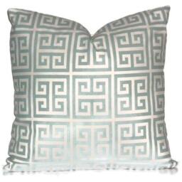 Premier Prints Towers in Village Blue & Natural Decorative Pillow Cover , 20 - thumbnail 1
