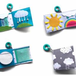 Baby First Book, Baby Shower Gift, Soft Learning Sensory Book From Six Months - thumbnail 3
