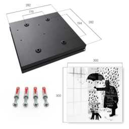 Black Silhouette Wall Mounted Key Cabinet, Box For Home, Abstract Art, Lovers Of Modern Art - thumbnail 4