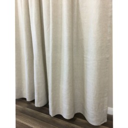 A Pair Of Natural Linen Flax Curtains, Custom Extra Long Curtains - thumbnail 3