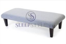 Dalton Bench Footstool Coffee Table - Available in Various Sizes, Colors & Fabrics - thumbnail 1