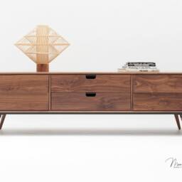 Midcentury Solid Timber Sideboard 03 - thumbnail 2