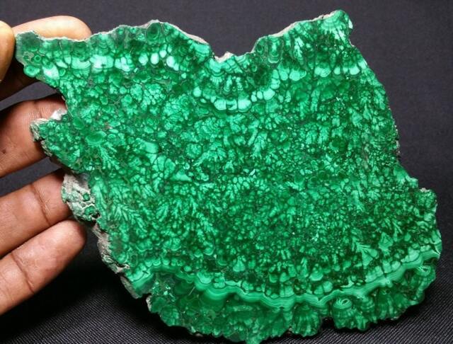 Polished Malachite Slab - image 1