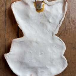 Clay Wall Hanging, Cowgirl Head, Vintage Inspired Art, 1970S, Hand Made, Painted, Retro, Western, Cowboy, Cowgirl, Rodeo - thumbnail 4