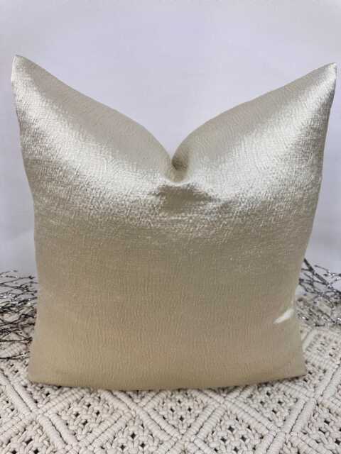 Luxury Sheen Champagne Gold Scatter Cushion Bed Textured Accent For Sofa Living Room - Style No. 142 - image 1